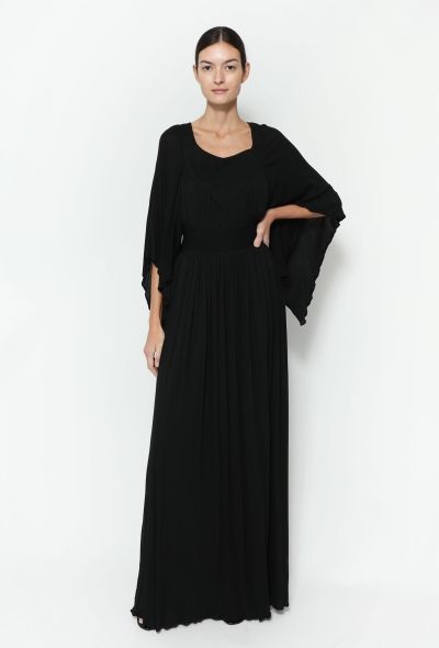 Ossie Clark RARE Quorum 1965 Pleated Angel Gown - 1