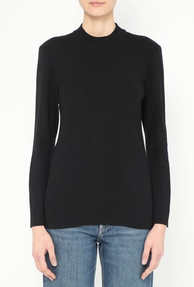 Saint Laurent Vintage Mock-Neck Sweater - 1