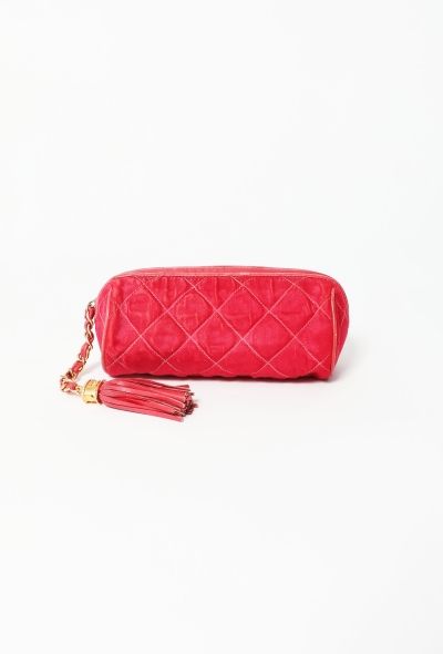 Chanel '90s Quilted Tassel Pouch - 1