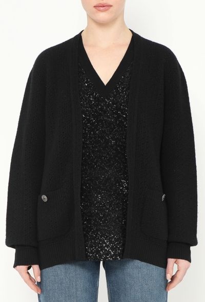 Chanel 2014 Trompe l'Œil Sequin Sweater - 1