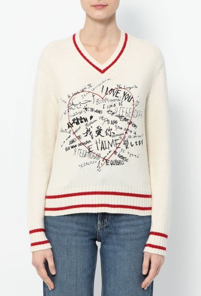 Dior 2020 Graphic Cashmere Sweater - 1