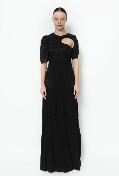 Céline Resort 2017 Jacquard Cut-out Gown - 1