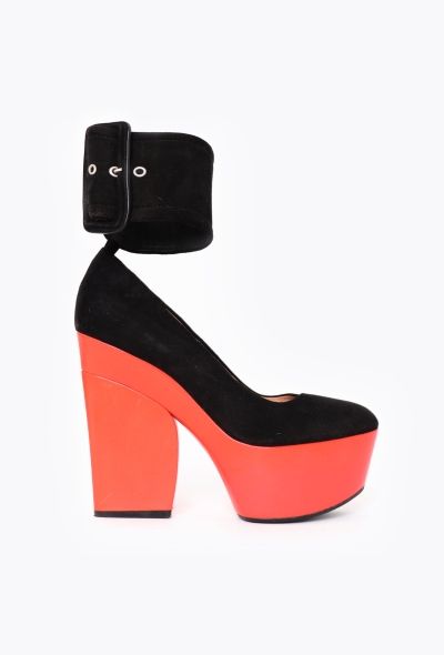 Céline S/S 2012 Split Suede Platforms - 1