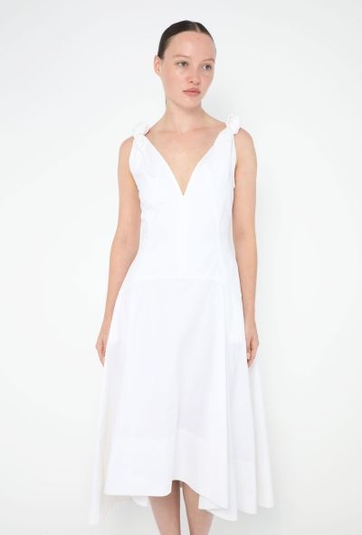 Bottega Veneta 2022 Asymmetrical Poplin Dress - 2