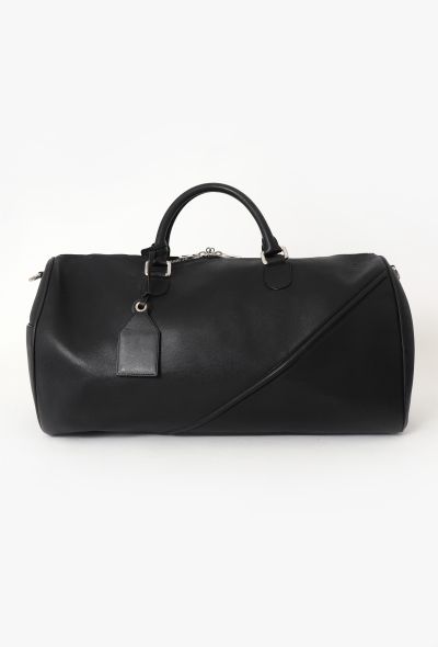 Loewe Duffle 51 Black Travel Bag - 2