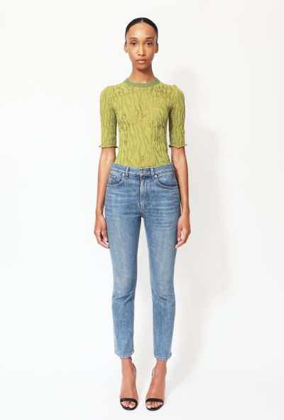 Louis Vuitton 2015 Intarsia Knit Top Green - 2