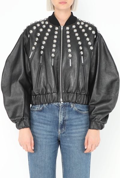 Céline S/S 2019 Studded Lambskin Bomber - 1