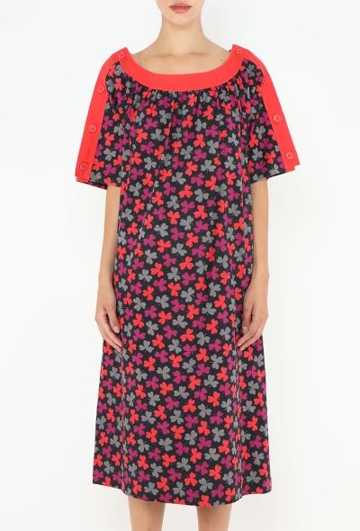 Céline Vintage Cotton Clover Dress - 2