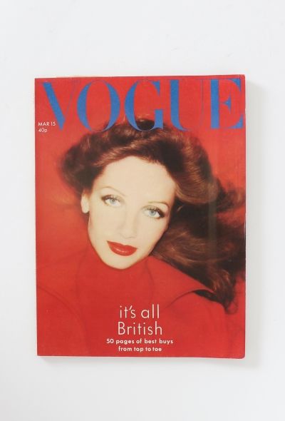 VOGUE UK 1975 David Bailey Issue Trio - 2
