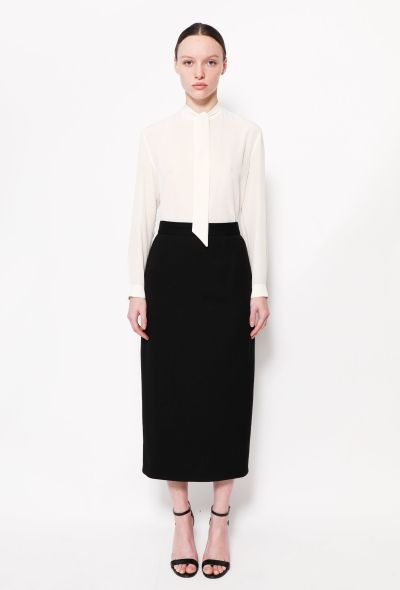 Chanel 1993 High-Waisted Knit Skirt - 1