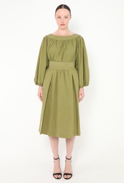 Saint Laurent Late '70s Belted Peasant Ensemble - 2