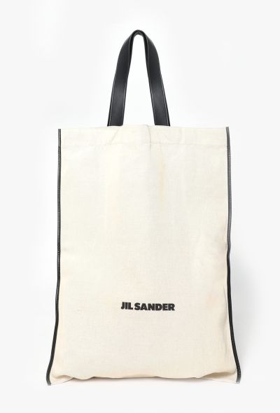 Jil Sander Book Canvas Tote Bag - 1