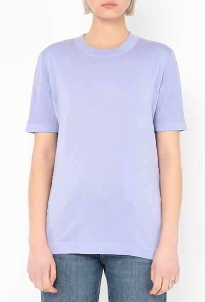 Chanel '90s Ribbed Trim 'CC' Top - 1