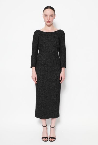 Dolce & Gabbana F/W 1998 Herringbone Open-Back Dress - 1