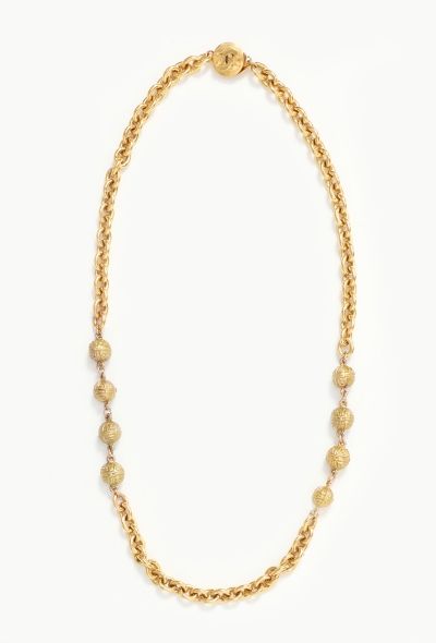 Chanel Vintage Chainlink Charm Sautoir - 1