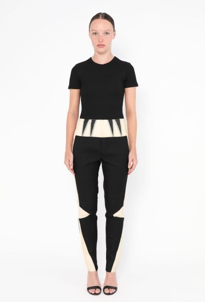 Balenciaga F/W 2008 Bicolor Sci-Fi Trousers - 1