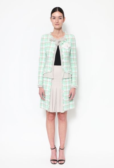 Chanel 2004 Tweed Chiffon Ensemble - 1