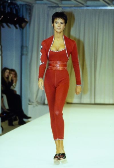 Alaïa RARE S/S 1992 'Mon Coeur est à Papa' Ensemble - 2