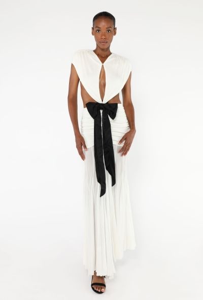 Loewe S/S 2023 Ruched Open-Back Gown - 1