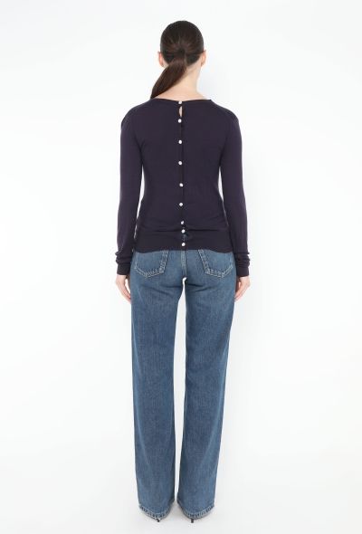 Chanel Cashmere 'CC' Button Sweater - 2