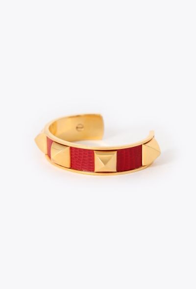Hermès Vintage Lizard Médor Bracelet - 2