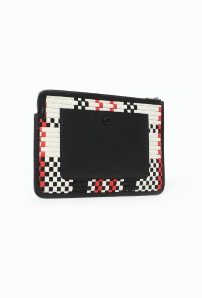 Céline Tricolor Woven Clutch - 2