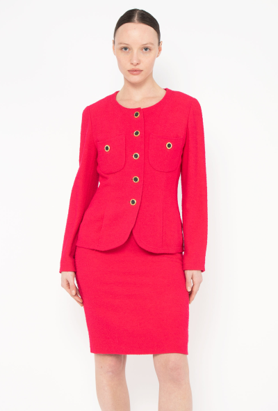 Chanel Collector 1990 Bouclé Tweed Ensemble - 1
