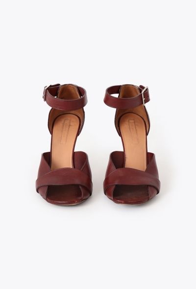 Céline 2012 Stitched Leather Heels - 2