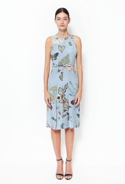 Gucci Resort 2015 Printed Silk Dress - 1