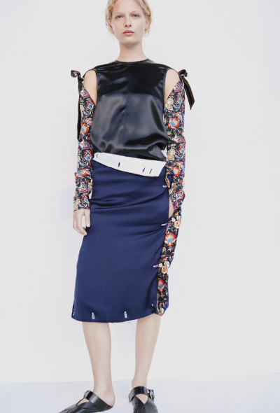 Céline Resort 2016 Floral Duvet Skirt - 2