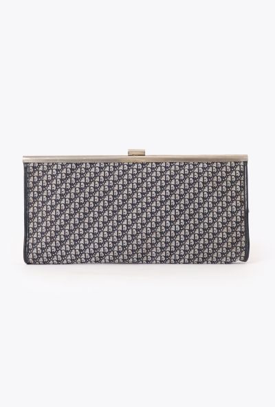 Dior Vintage Monogram Clasp Clutch - 1