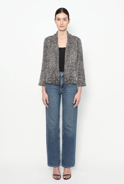 Chanel 1999 Iridescent Beaded Jacket - 2