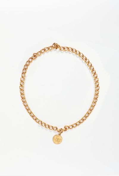 Chanel RARE 1998 'CC' Medallion Necklace - 2