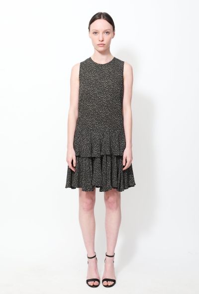 Saint Laurent 2014 Heart Motif Ruffled Dress - 1