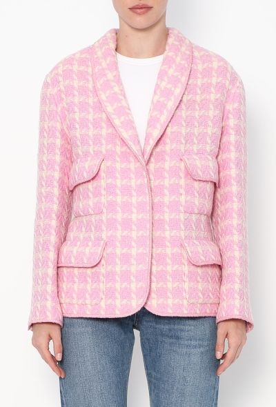 Chanel ICONIC S/S 1996 Pink Tweed Jacket seen on Margot Robbie - 1