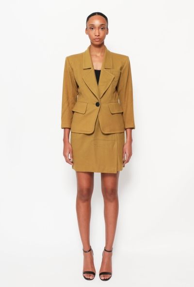 Saint Laurent Fall 1989 Jacket & Skirt Set - 1