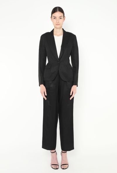 Alaïa Vintage Cinched Twill Suit - 1