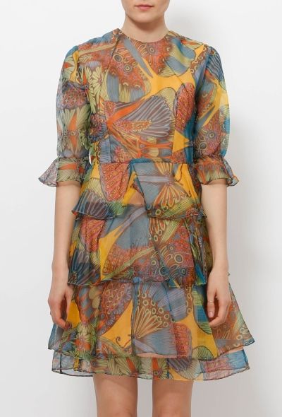 Vintage Floral Tiered Dress - 2