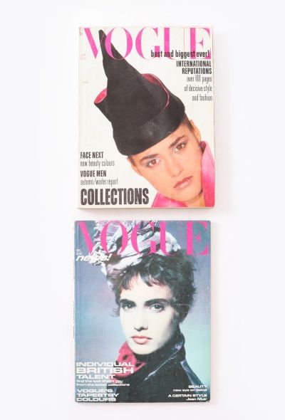 VOGUE UK 1985 Paolo Roversi Issue Set - 1