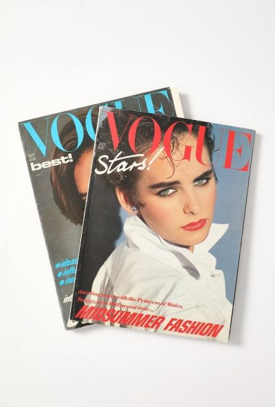 VOGUE UK 1983 Bruce Weber & Demarchelier Set - 1