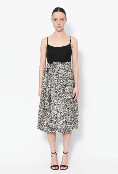 Céline 2014 Bouclé Wrap Skirt - 1