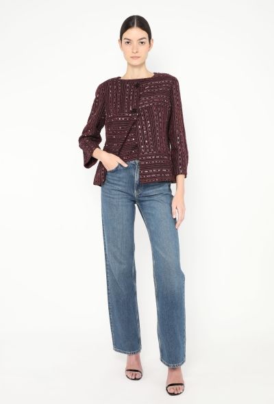 Chanel 2000 Sequin Tweed Jacket & Top - 2