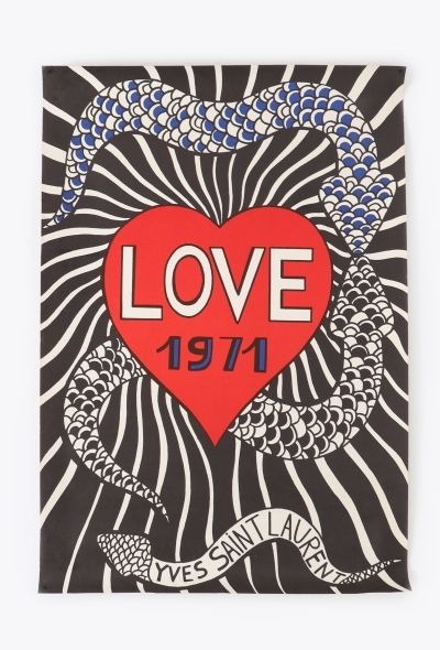 Saint Laurent COLLECTOR Original Love Poster, 1971 - 1
