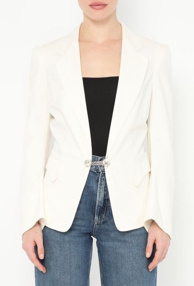 Balenciaga S/S 2006 Embossed Tailored Blazer - 1