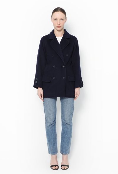Saint Laurent Late '60s Classic Wool Peacoat - 2