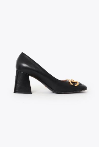Gucci Resort 2021 Leather Horsebit Heels - 1