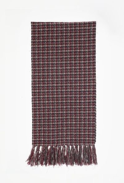 Chanel 2007 Cashmere Tweed Scarf - 1
