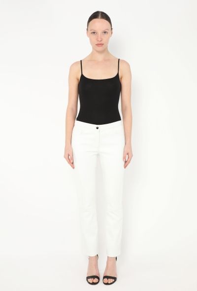 The Row Tapered Lambskin Pants - 2