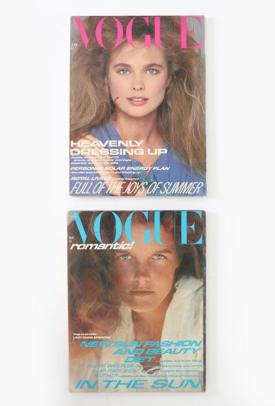VOGUE UK 1981 Bruce Weber Cover Set - 1