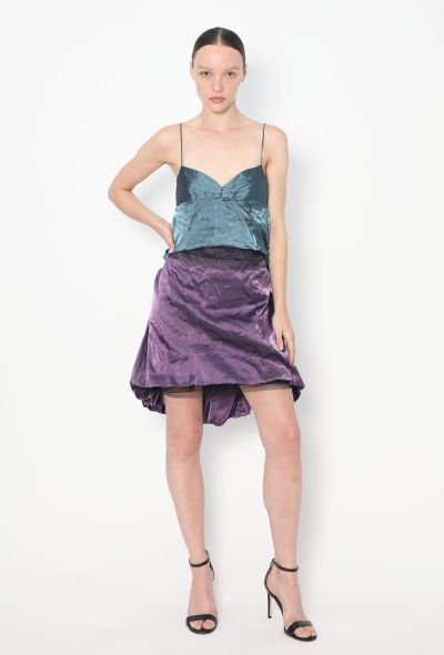 Rochas F/W 2004 Metallic Silk Ensemble - 1